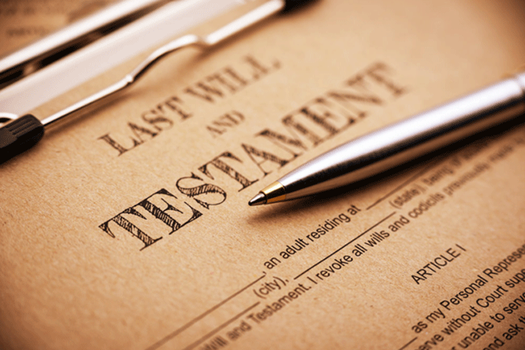 last will and testament