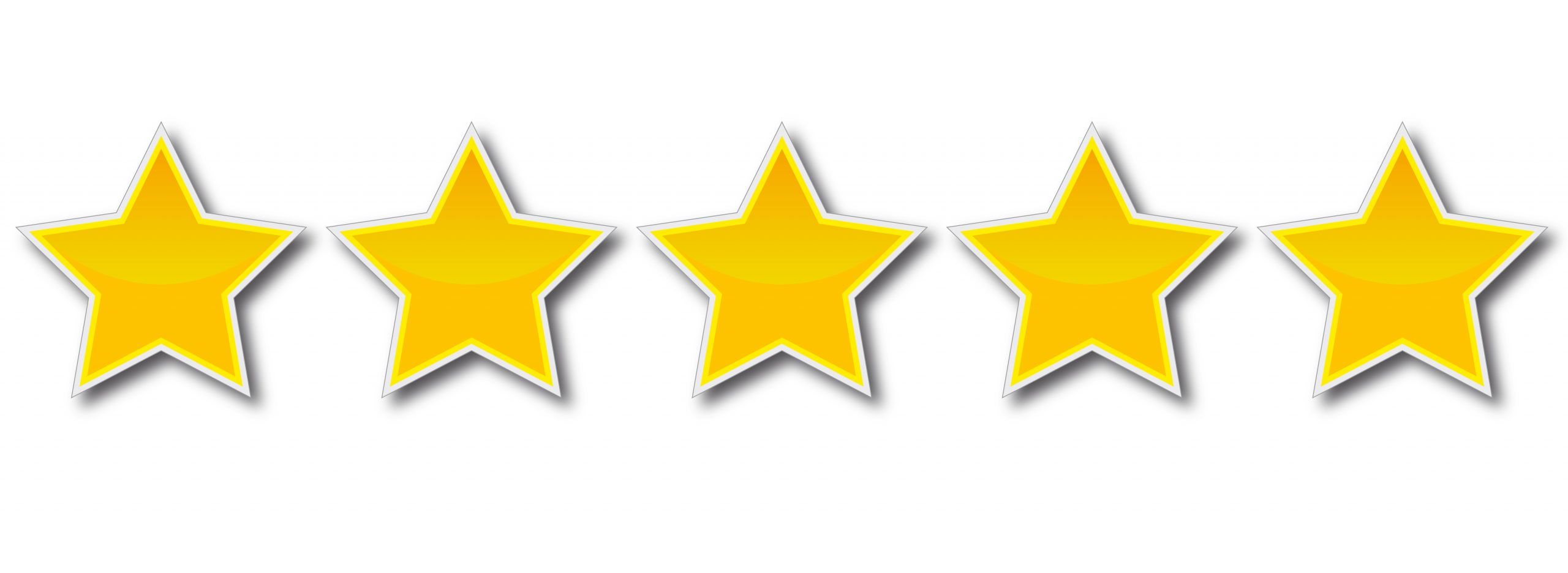 five star reviews